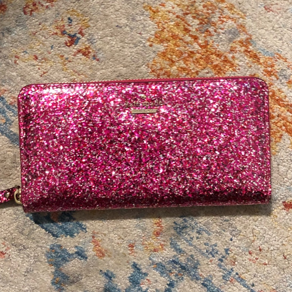 NWT Kate Spade Glitter wallet